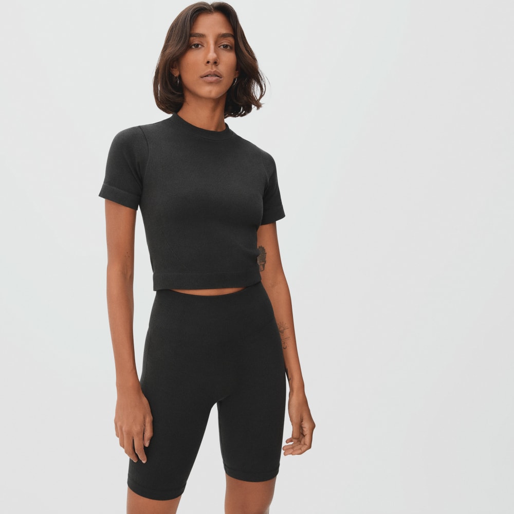 The Seamless Tee | Black - Image 3