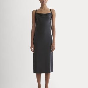 The Tank Midi Dress in Butterknit | Black