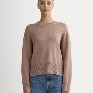 The Boxy Sweater in Everyday Cotton | Rose Dusk