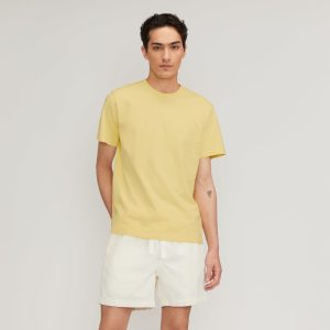 The Premium-Weight Relaxed Crew | Uniform | Pale Yellow
