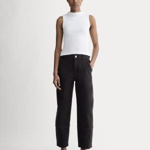 The Utility Barrel Pant | Black | Regular