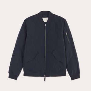 The Quilted Bomber | Navy