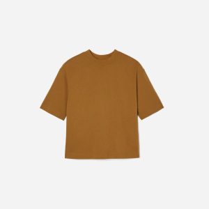 The Premium Weight Relaxed Tee | Tawny Brown