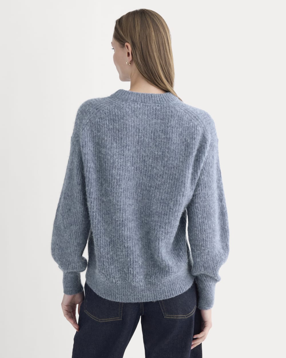 The Cocoon Crew in Alpaca | Heather Sage Blue - Image 5