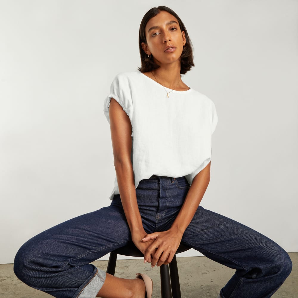 The Drawstring Tunic | White - Image 6