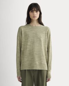 The Slouch Sweater in Cotton Linen | Eucalyptus