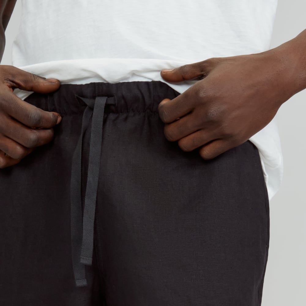 The Linen Easy Short | Black - Image 4