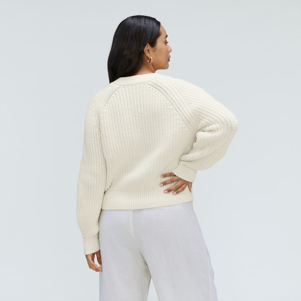 The Texture Cotton Cardigan | Canvas - Image 3
