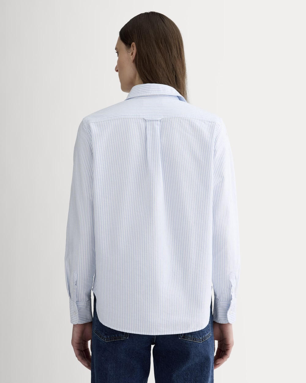 The Must-Have Oxford Shirt | White / Blue - Image 5
