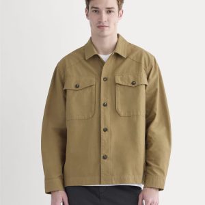 Utility Shirt Jacket | Aged Brass