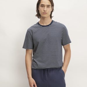 The Essential Organic Crew |  Navy / Bone