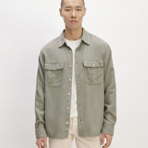 The Utility Shirt Jacket in Buttersoft | Sage Green