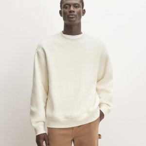 The ReTrack Crewneck Sweatshirt | Bone