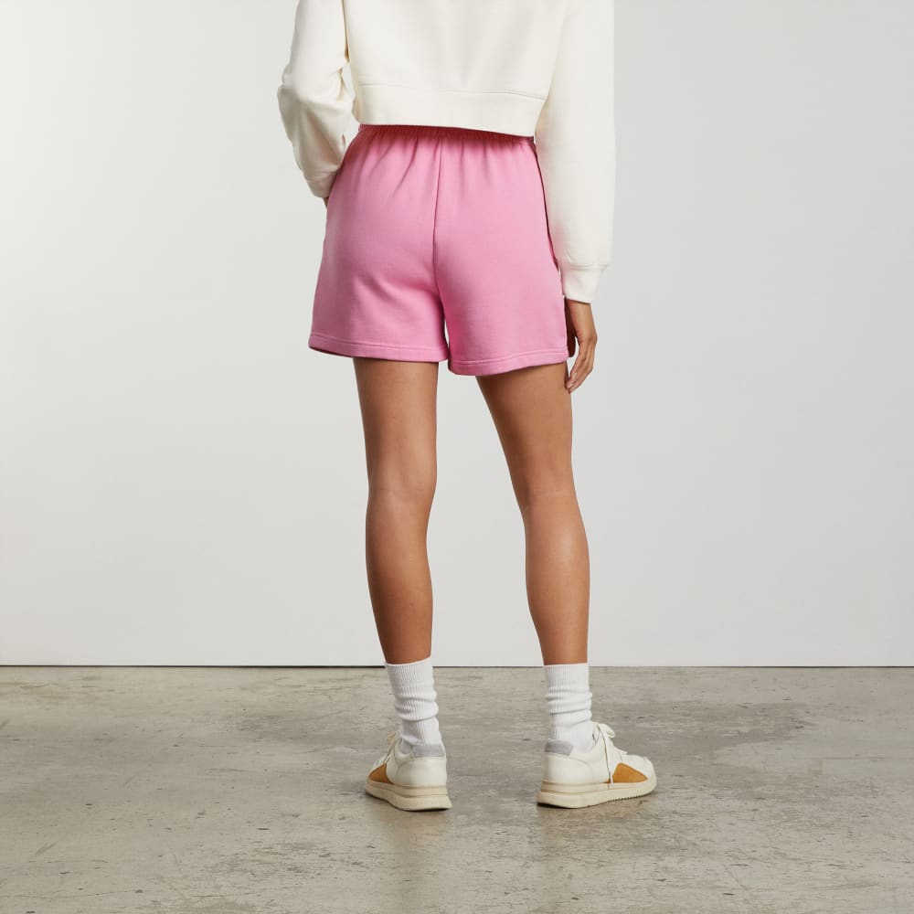 The Track Long Sweatshort | Bubble Gum - Image 3