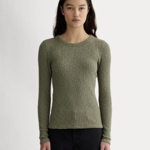The Cozy Rib Long-Sleeve Tee | Kalamata