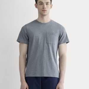 The Premium-Weight Pocket Tee | Uniform | Mid Heathered Grey