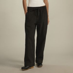 The Canvas Organic Cotton Pull-On Pant | Black