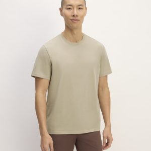 The Essential Organic Crew | Trench Coat Khaki