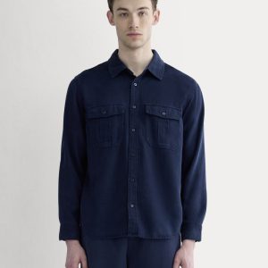 The Utility Shirt Jacket in Buttersoft | Navy