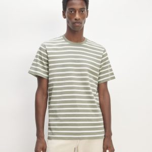 The Premium-Weight Crew | Uniform | Mariner Stripe / Shadow / Bone