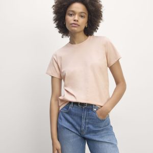 The Slim Crew in Essential Cotton | Rose Smoke