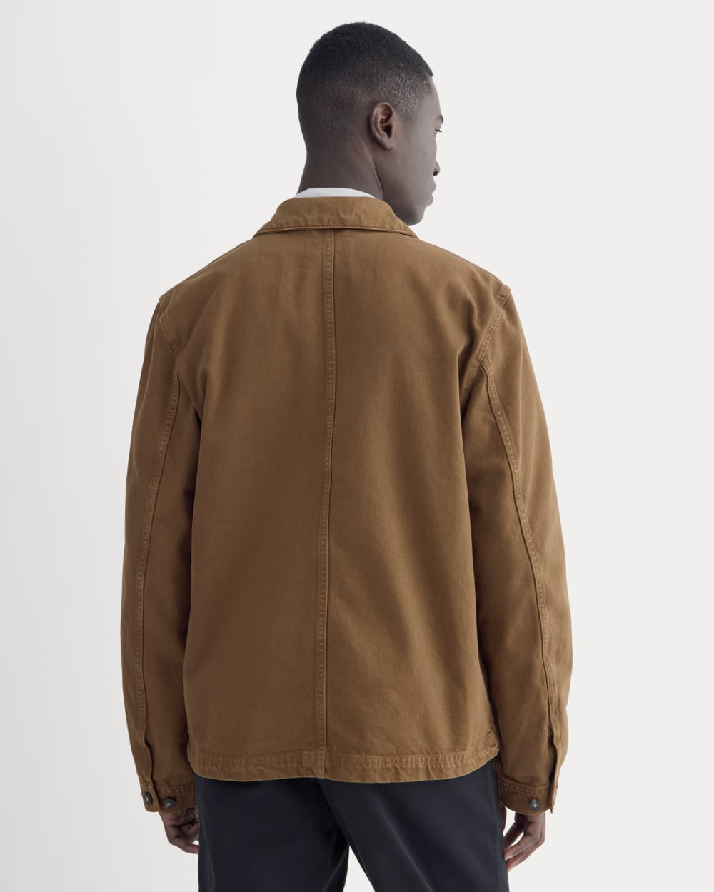 The Denim Utility Jacket | Neutral Toffee - Image 5