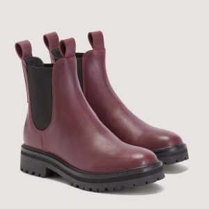 The Lug Chelsea Boot | Bordeaux