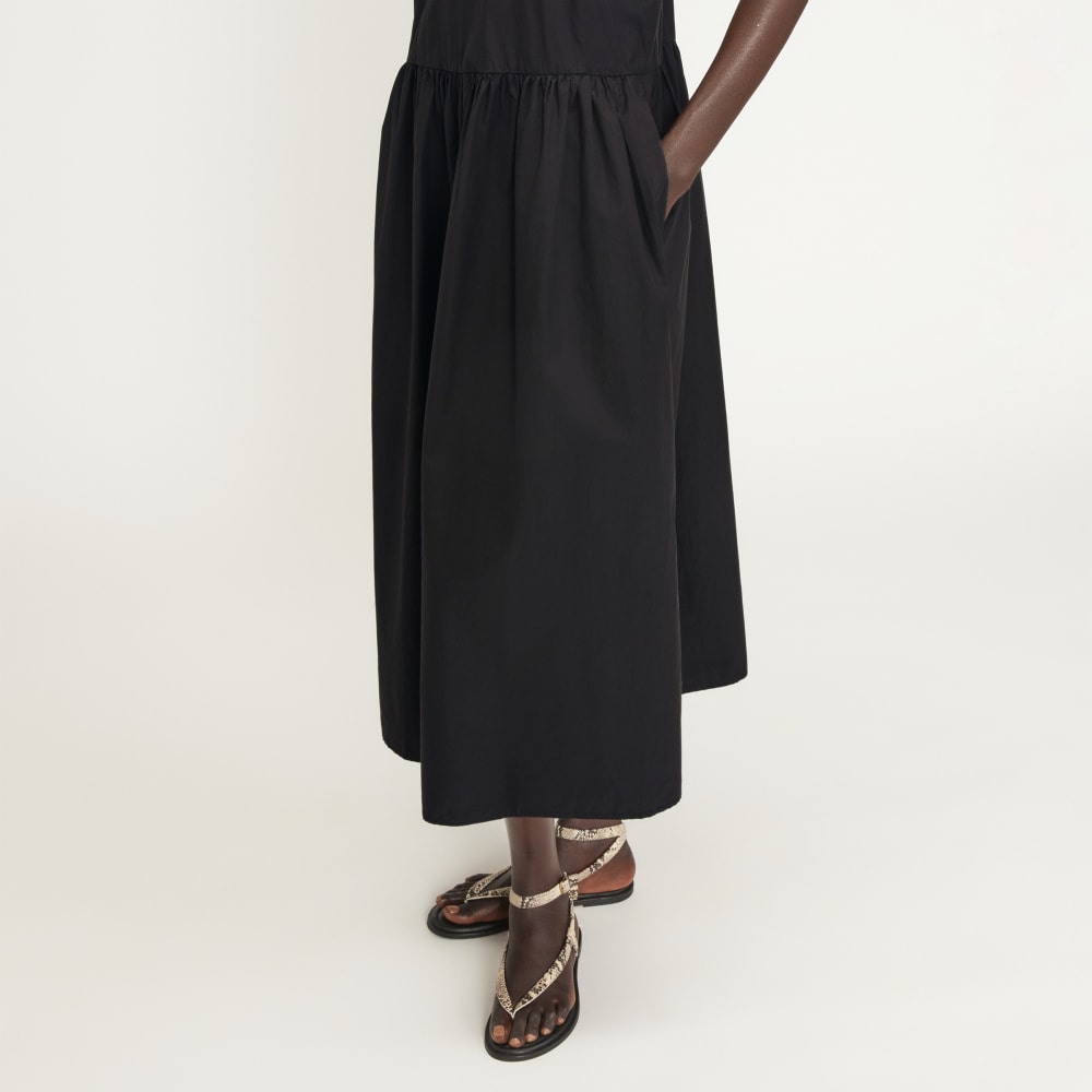 The Poplin Summer Dress | Black - Image 6