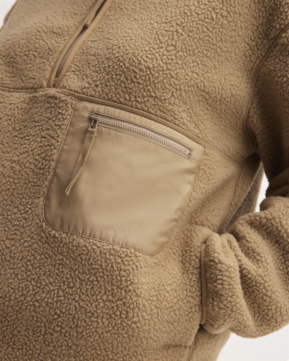 The ReNew Fleece Oversized Half-Zip | Tiger's Eye - Image 5