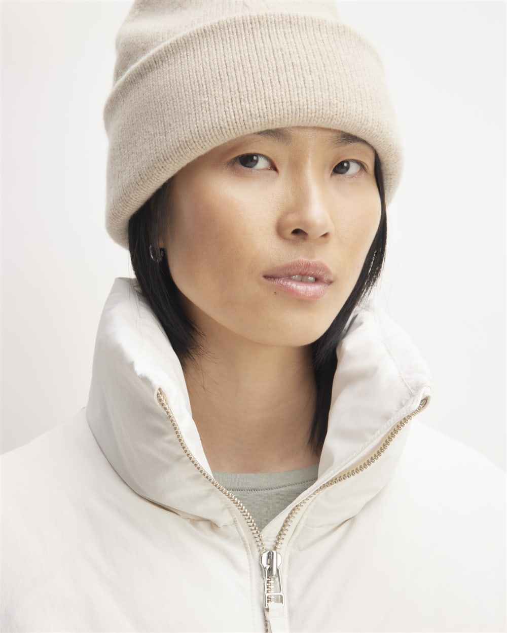The Good Merino Wool Beanie | Heather Oat - Image 3