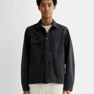 The Denim Utility Jacket | Black