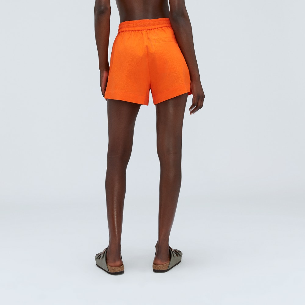 The Seersucker Boxer Short | Bright Orange - Image 3