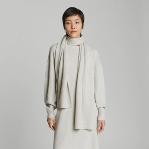 The Cashmere Scarf | Light Heather Grey
