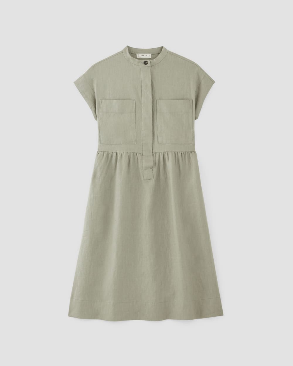 The Craft Dress in Linen | Sage Green - Image 2
