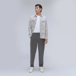 The Straight Fit Corduroy Pant | Pewter