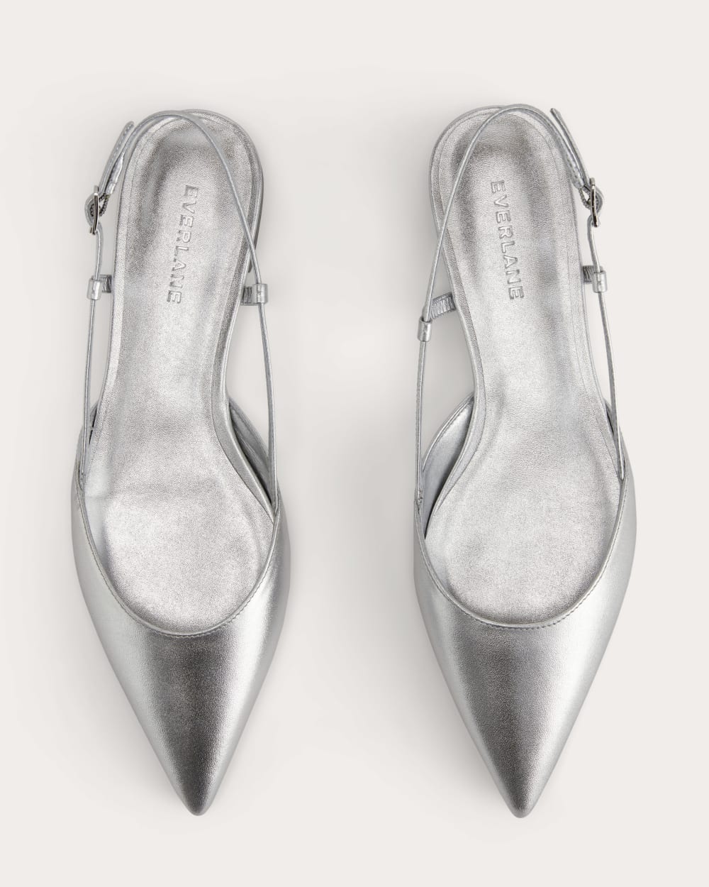 The Studio Slingback Flat | Silver - Image 4