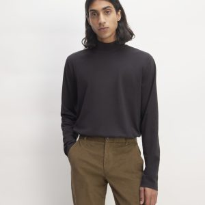 The Organic Cotton Long-Sleeve Turtleneck | Black