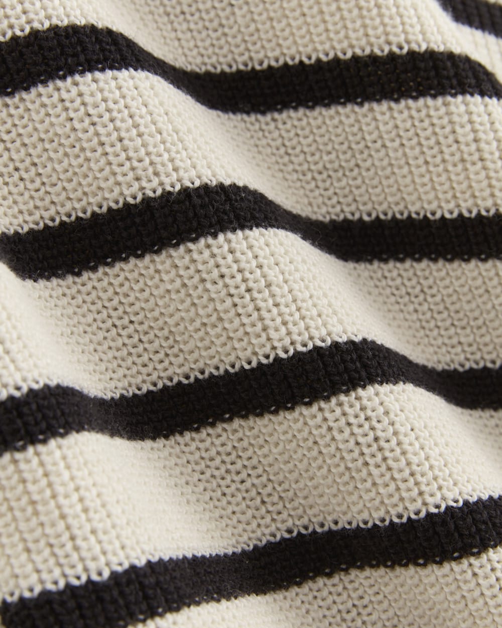 The Slouchy Funnel Neck in Everyday Cotton | Canvas / Black - Image 6