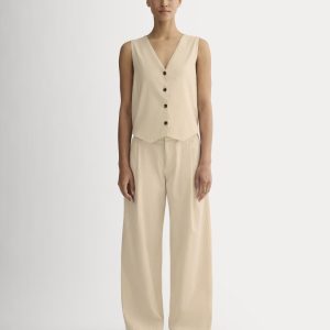 The Low-Rise Chino | Heathered Oat