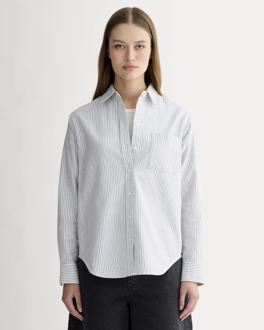 The Must-Have Oxford Shirt | Black / White