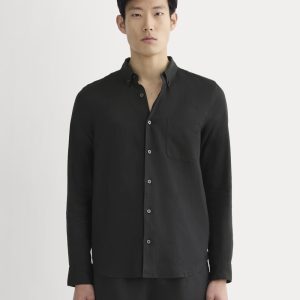 The Classic Shirt in Linen | Black