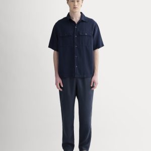 The Linen Easy Pant | Navy
