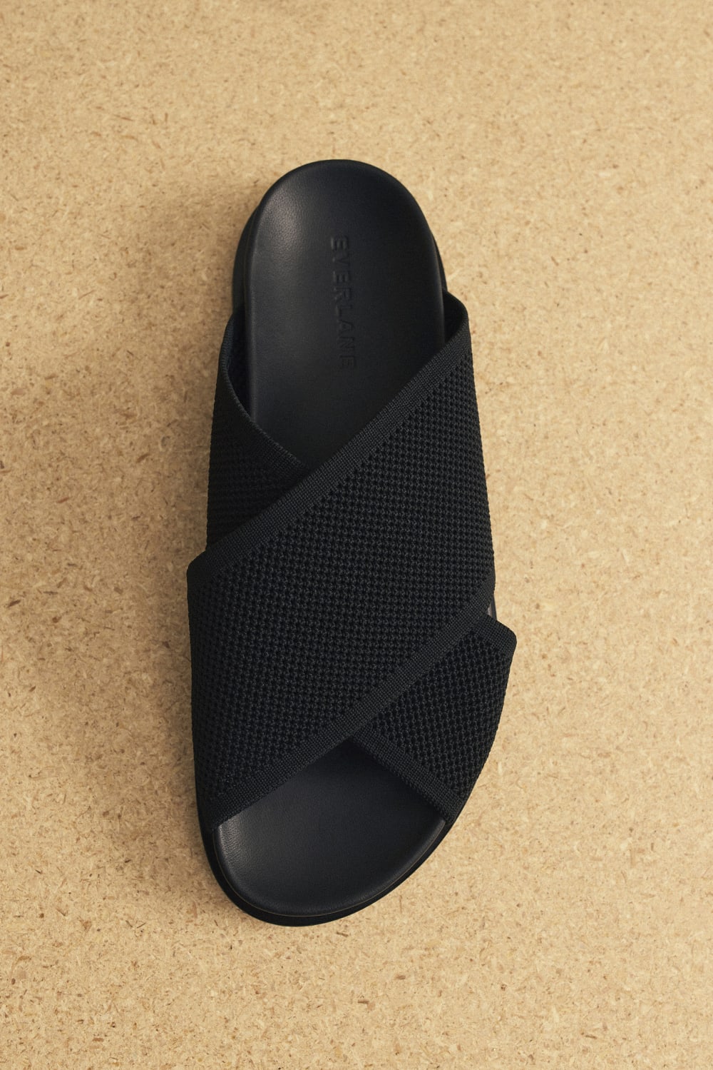 The ReKnit Form Crossover Sandal | Black - Image 7