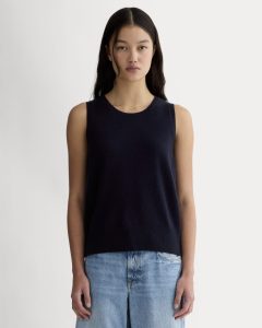 The Classic Tank in Cashmere | Navy