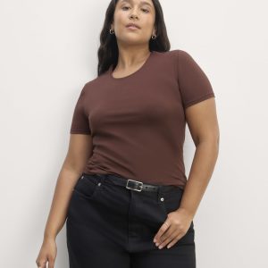 The Form Tee | Dark Mahogany