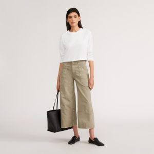 The Way-High® Gardener Cropped Jean |  Moss