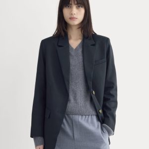 The Oversized Blazer in Buttersmooth | Navy