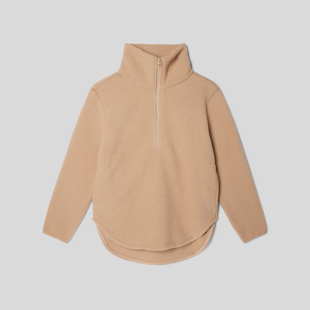 The ReNew Fleece Half-Zip | Tan - Image 2
